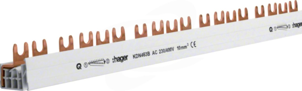 KDN463B 10mm2 56mod. Szyna grzebieniowa 4P