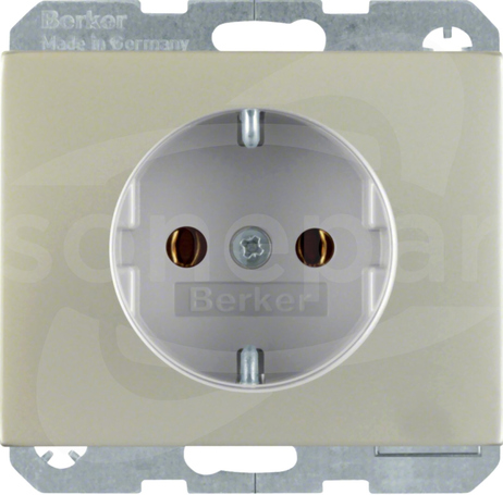 K.5 SCHUKO stal szlachetna inox Gniazdo sieciowe