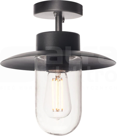 MOLAT max.60W E27 IP44 antracyt Oprawa sufitowa