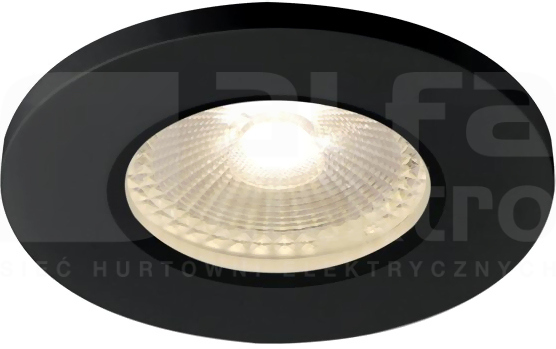KAMUELA ECO 6,5W/830 400lm 38D DIM IP65 czarny Downlight LED ognioodporny