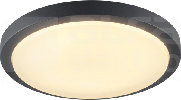 AINOS 18W/830 1430lm 120D IP44 antracyt Lampa sufitowa okragla