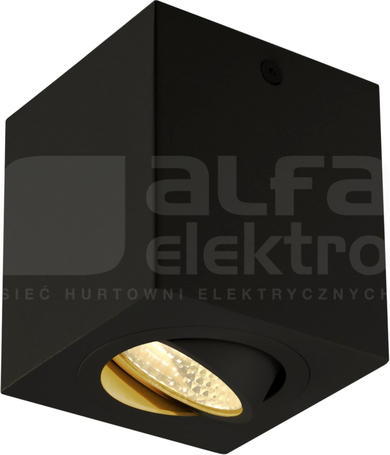 TRILEDO 6W/830 625lm 38D czarny Oprawa LED natynkowa kwadratowa