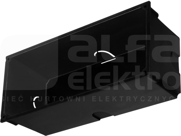 ADI LED czarny Puszka montażowa