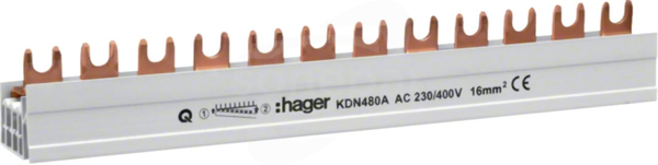 KDN480A 16mm2 12mod. Szyna grzebieniowa 4P