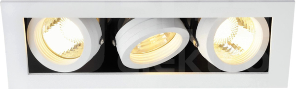 KADUX 3 3x50W GU10 Downlight biały mat