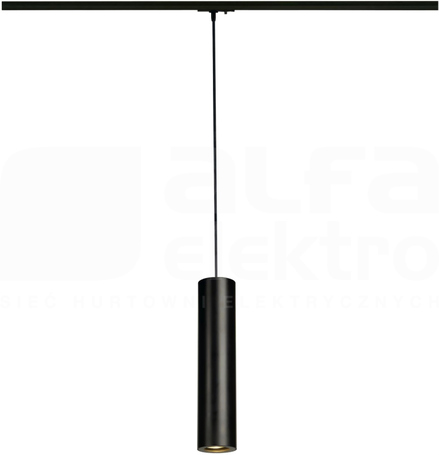 ENOLA B PD-1 50W GU10 1F czarny Oprawa halogenowa wisząca z adapterem