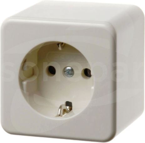 470040 SCHUKO kremowy Gniazdo sieciowe