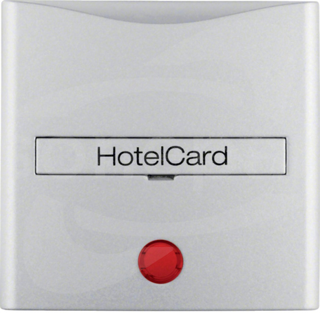 B.Kwadrat/B.7 aluminium matowy Łącznik na kartę hotelową