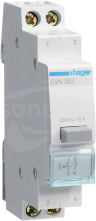 SVN352 16A 1Z+1R Łącznik przyciskowy