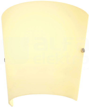 BASKET E27 aluminium/szkło mrożone Oprawa ścienna