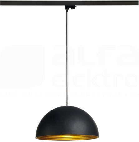 FORCHINI M 40W E27 czarny/złoty Oprawa do szyny 3-F