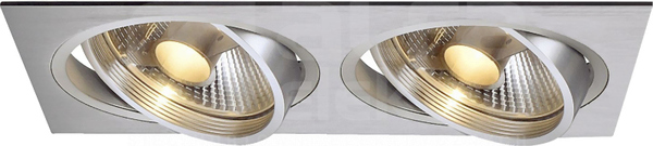 NEW TRIA II ES111 2x75W GU10 Oprawa halogenowa alu.piask.