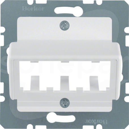 S.1/B.3/B.7 biały Płytka centr. do 3 MINI-COM Module