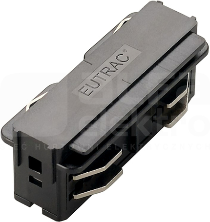 EUTRAC czarny Łącznik wzdłużny elektryczny