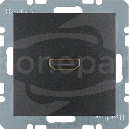 B.1/B.3/B.7 antracyt mat Gniazdo HDMI