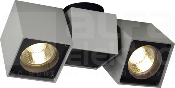 ALTRA DICE II 2x 50W GU10 Oprawa halogenowa srebrnosza