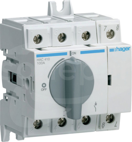 HAC410 100A 4P Rozłącznik modułowy