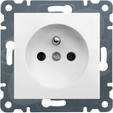 LUMINA 2P+Z 230V 16A biały Gniazdo sieciowe