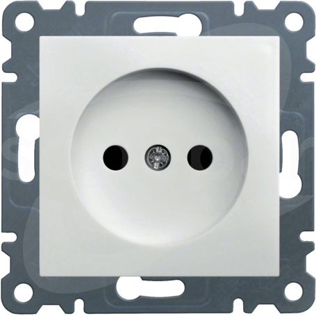 LUMINA 2P 230V 16A biały Gniazdo sieciowe
