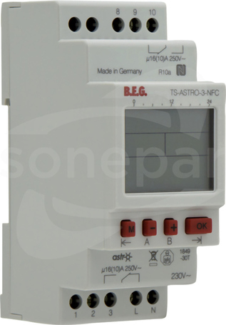 TS-ASTRO3-NFC-2W Programator astronomiczny