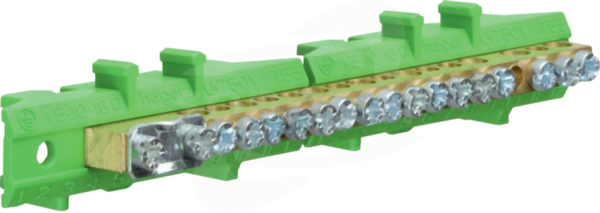 KM17E 1x25+8x16+8x10 Zacisk ochronny