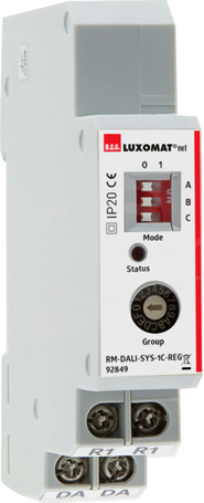 RM-DALI-SYS-1C-REG biały Moduł sterownika DALI