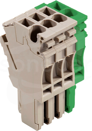 ZP 2.5/1AN/QV/4 GN/BE Wtyczka