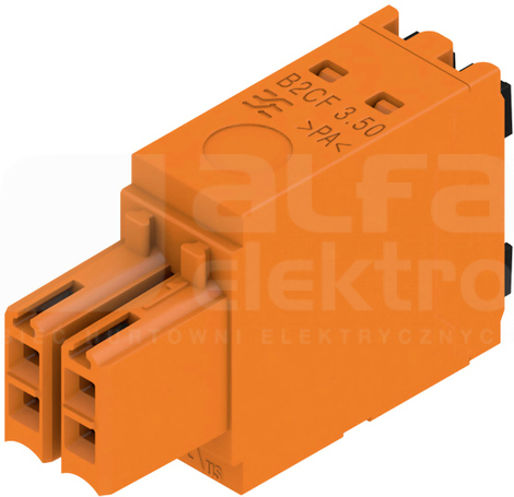 B2CF 3.50/04/180 SN OR BX Wtyk żeński