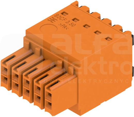 B2CF 3.50/10/180 SN OR BX Wtyk żeński