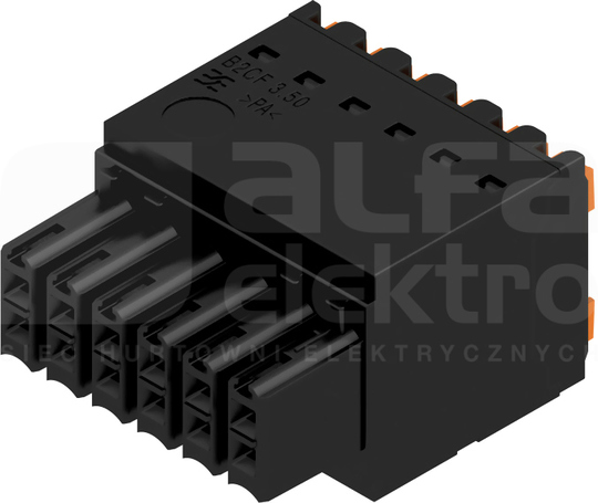 B2CF 3,50/12/180 SN BK BX Wtyk żeński