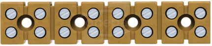 MK 3/8 B 1-6 Listwa zaciskowa
