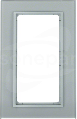 B.7 szkło aluminium/aluminium mat lakierowany Ramka z dużym wycięciem