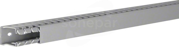 BA7 40025 (40x25x2000mm) szary Kanał grzebieniowy
