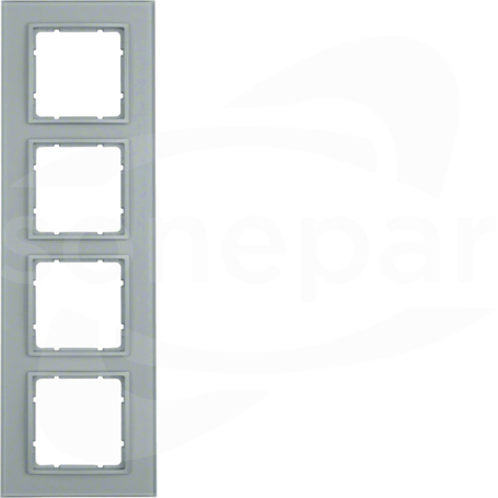 B.7 GLAS aluminium Ramka 4-krotna szklana