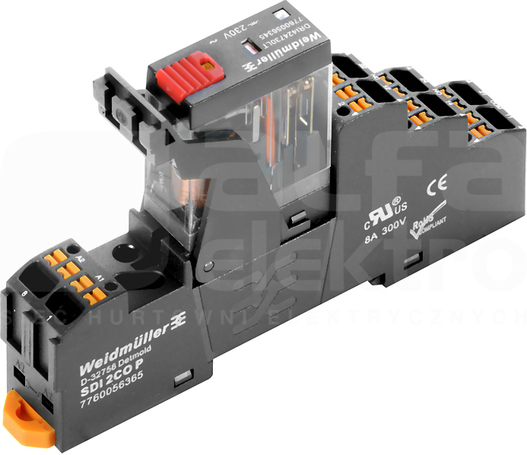 DRIKIPT 230VAC 2CO LD/PB Przekaźnik