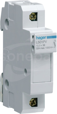 10x38mm 1P 32A 1000VDC Podstawa bezpiecznikowa do syst.PV