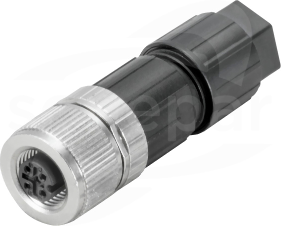 SAIBP-4A-4/8-M12 Gniazdo proste