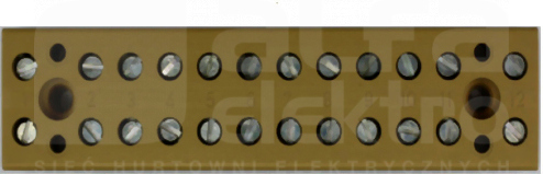 BK 12/E Listawa zaciskowa wielotor.