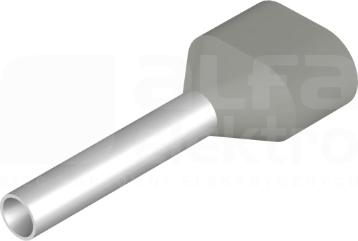 H0,75/16D ZH GR SV Końcówka tulejkowa izolowana