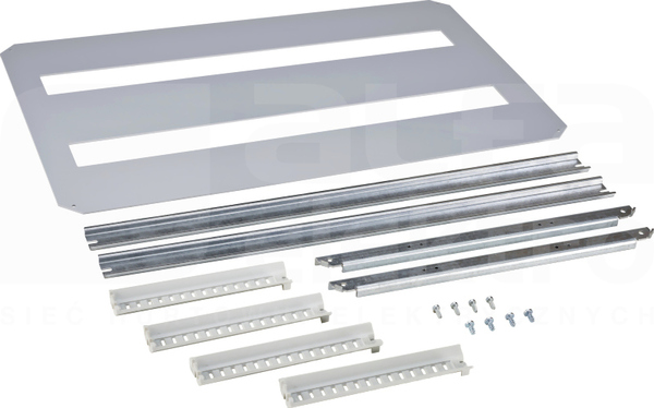 DRS ARCA 406021 400x600x210 Rama z szynami DIN i mask.