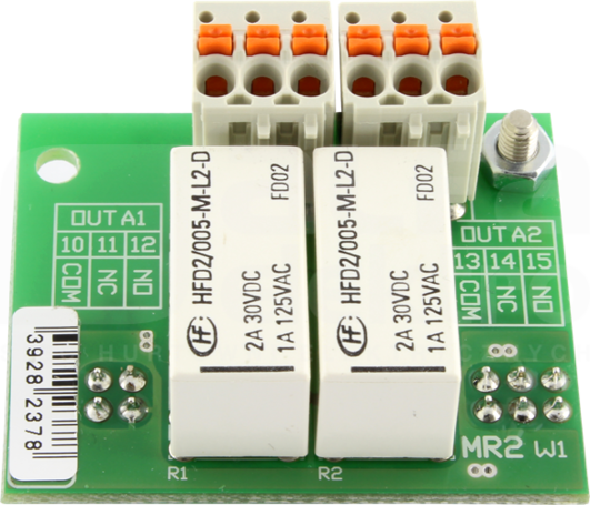 MR2  DG/M->DG/MR 2 wyjścia stykowe max 2A/30V Moduł przekaźnikowy