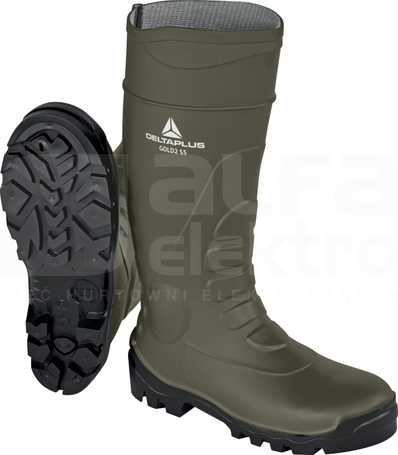 GOLD2 S5 SRC khaki-czarny 46 Kalosze wysokie bezpieczne