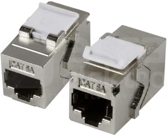 RJ45 kat.6a STP Przelotka keystone