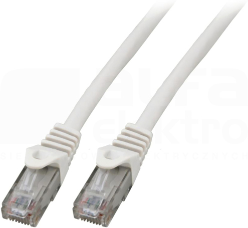 U/UTP kat.6 LSZH CCA biały 0,5m Patchcord miedziany