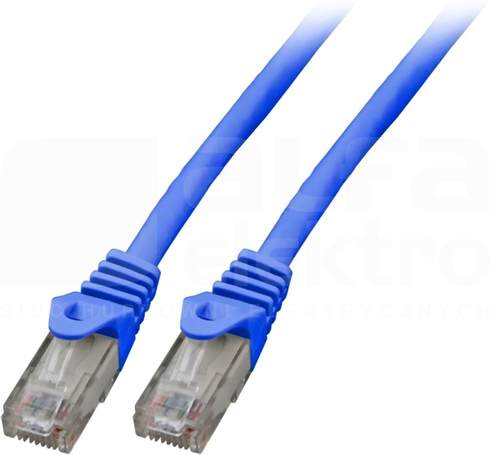 U/UTP kat.6 LSZH CCA niebieski 20m Patchcord miedziany