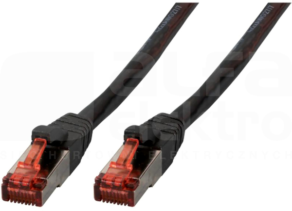 S/FTP kat.6 LSZH czarny 20m Patchcord miedziany