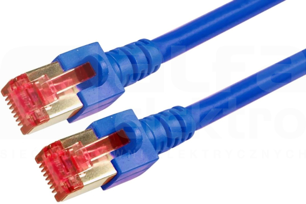 S/FTP kat.6 LSZH niebieski 30m Patchcord miedziany