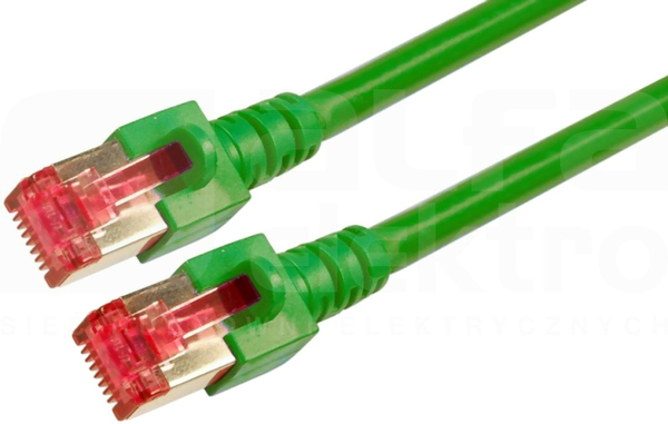 S/FTP kat.6 LSZH zielony 5m Patchcord miedziany