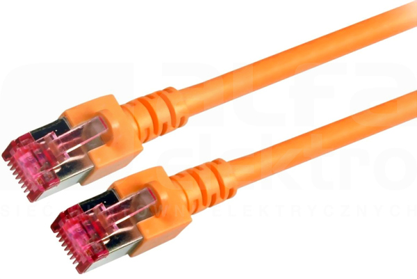 S/FTP kat.6 LSZH pomarańczowy 15m Patchcord miedziany