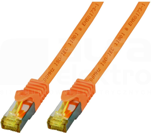 S/FTP kat.6A LSZH pomarańczowy 25m Patchcord miedziany